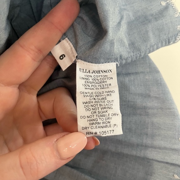 Ulla Johnson Ella Tiered Embroidered Mini Skirt - Picture 7 of 7